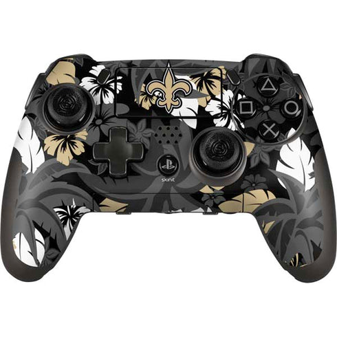 NFL New Orleans Saints Tropical Print PlayStation Scuf Vantage 2 Controller Skin